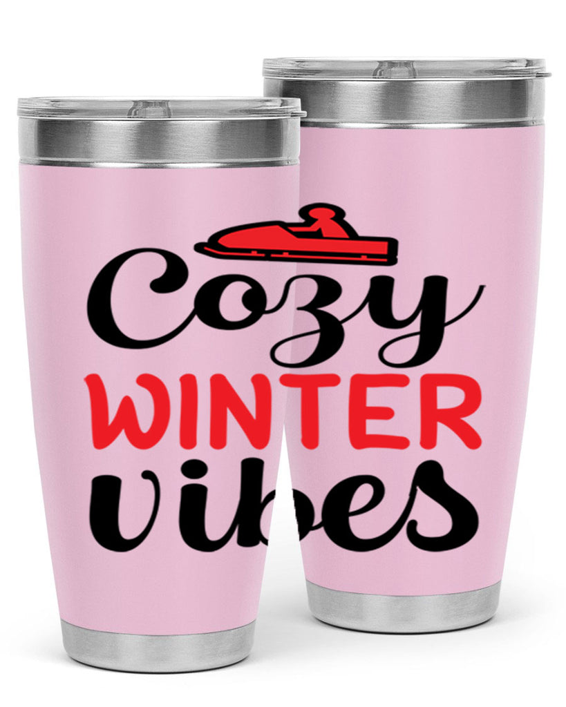 Cozy winter vibes 68#- winter- Tumbler