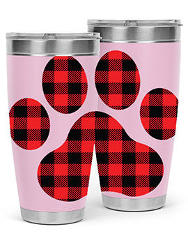 Dog Paw Style 94#- dog- Tumbler