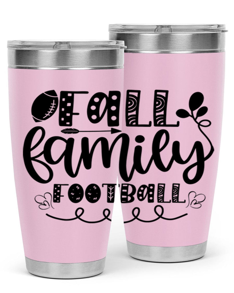Fall Family Football 99#- fall- Tumbler