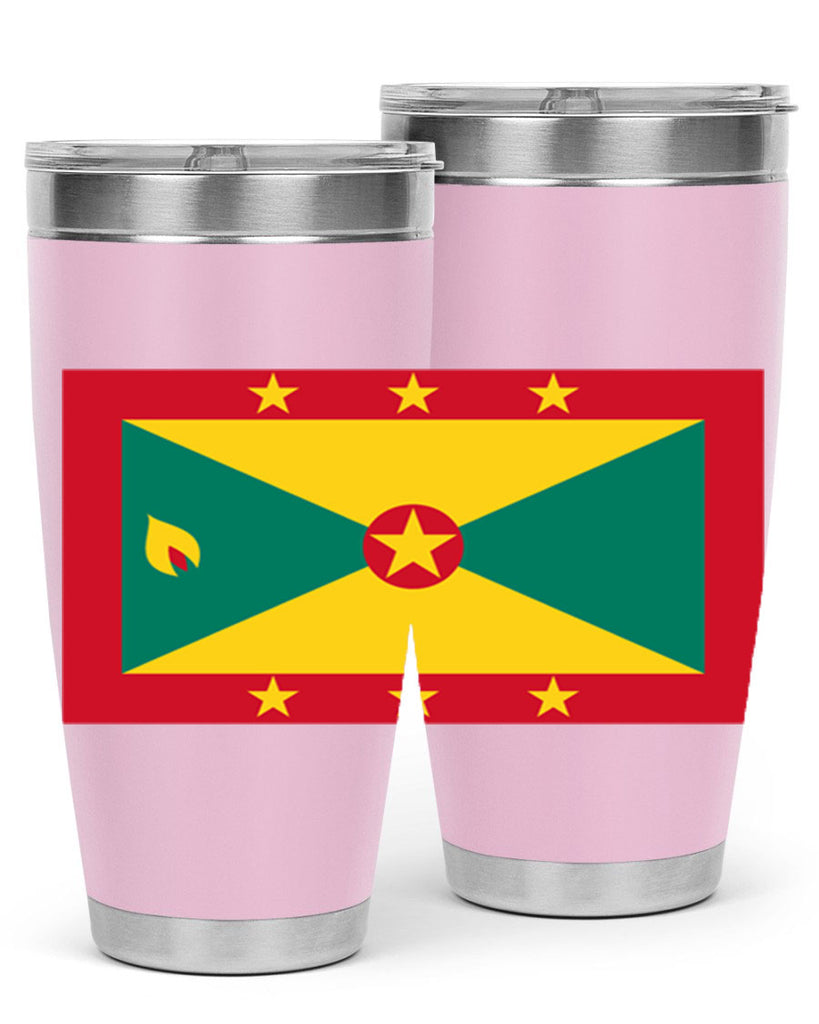 Grenada 130#- world flags- Tumbler