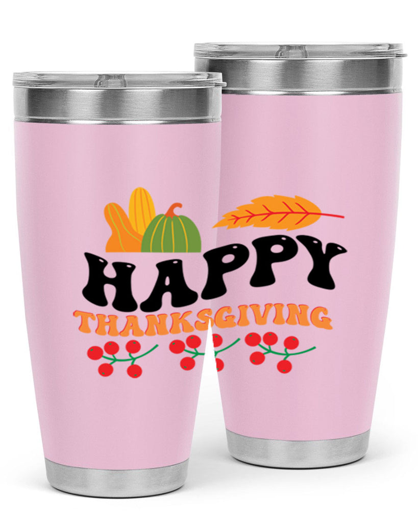 Happy Thanksgiving 251#- fall- Tumbler