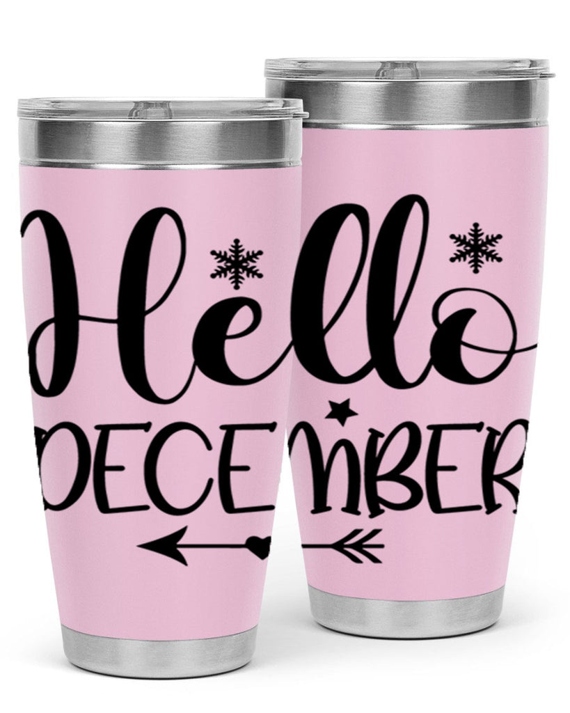 Hello December161#- winter- Tumbler