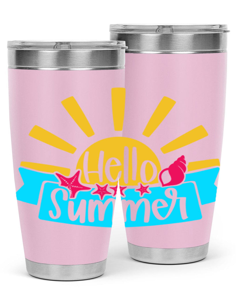 Hello Summer Style 38#- summer- Tumbler