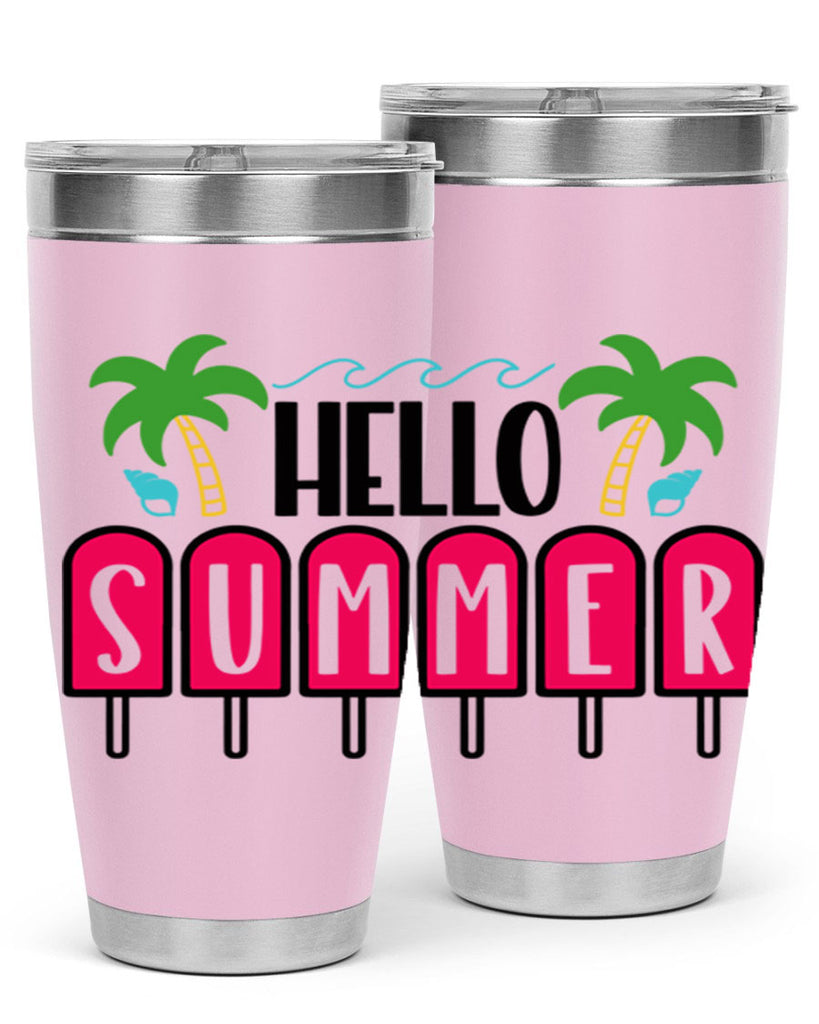 Hello Summer Style 39#- summer- Tumbler