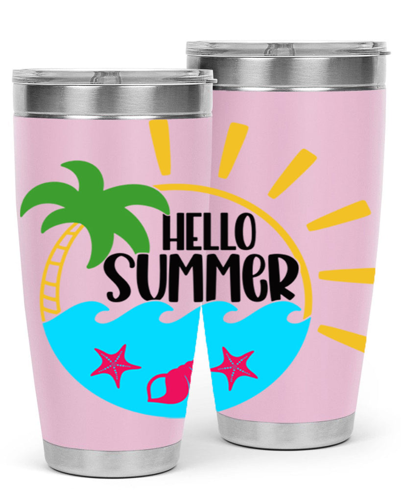 Hello Summer Style 40#- summer- Tumbler