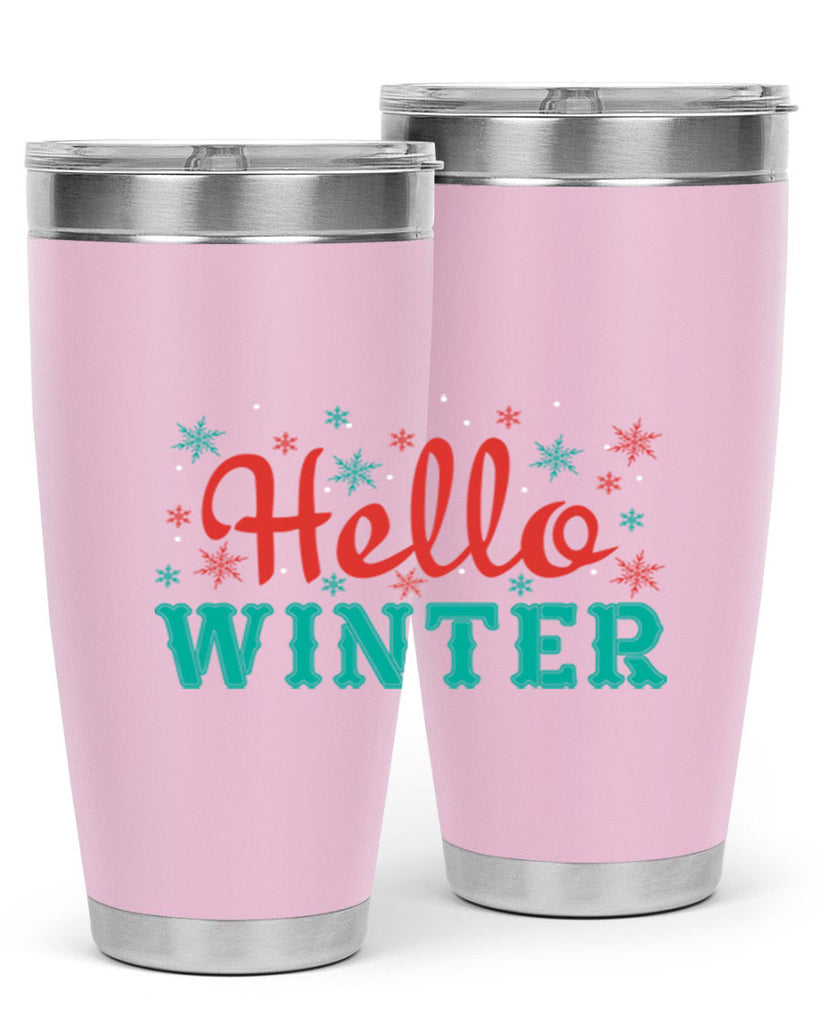 Hello Winter 182#- winter- Tumbler