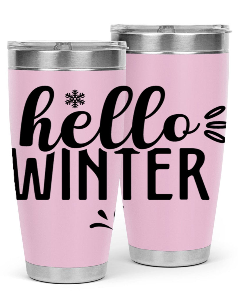Hello Winter171#- winter- Tumbler