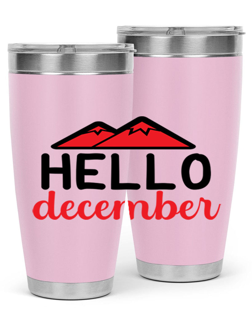 Hello december 160#- winter- Tumbler
