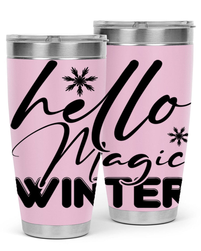 Hello magic winter 178#- winter- Tumbler