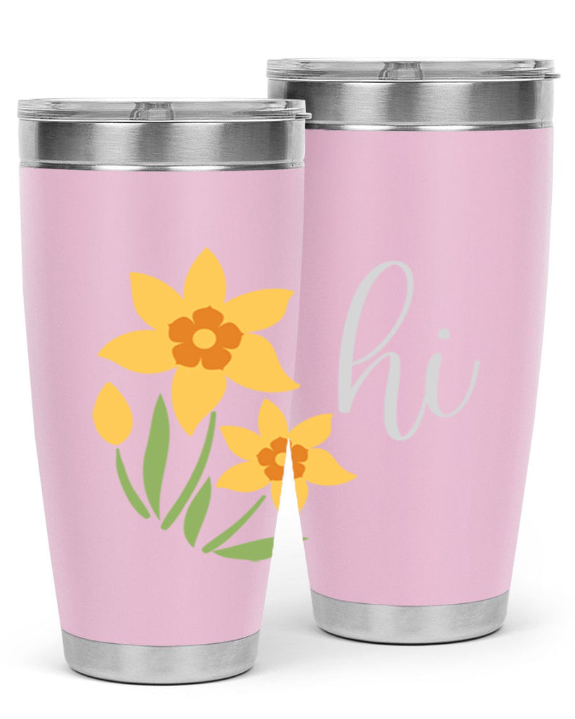 Hi daffodil flower236#- spring- Tumbler