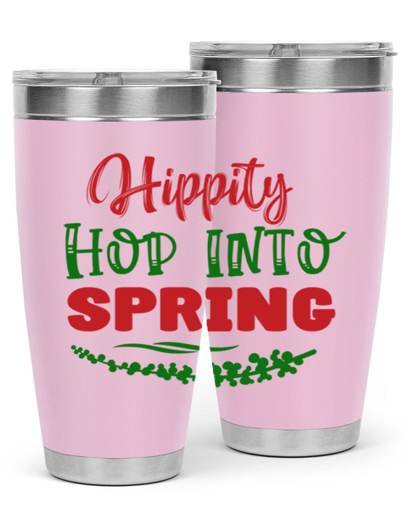Hippity Hop into Spring 239#- spring- Tumbler