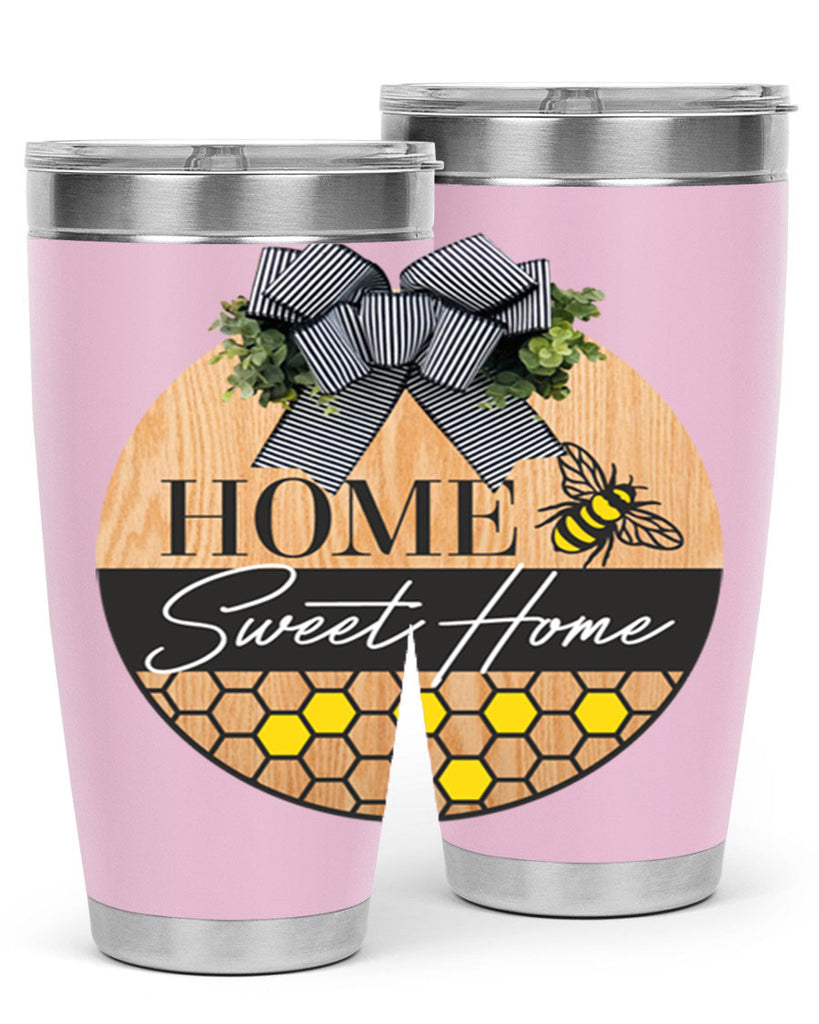 Home Sweet home bee and hive Mockup241#- spring- Tumbler