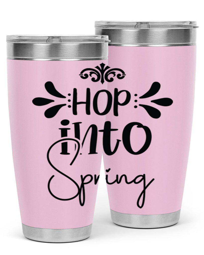 Hop into Spring 247#- spring- Tumbler