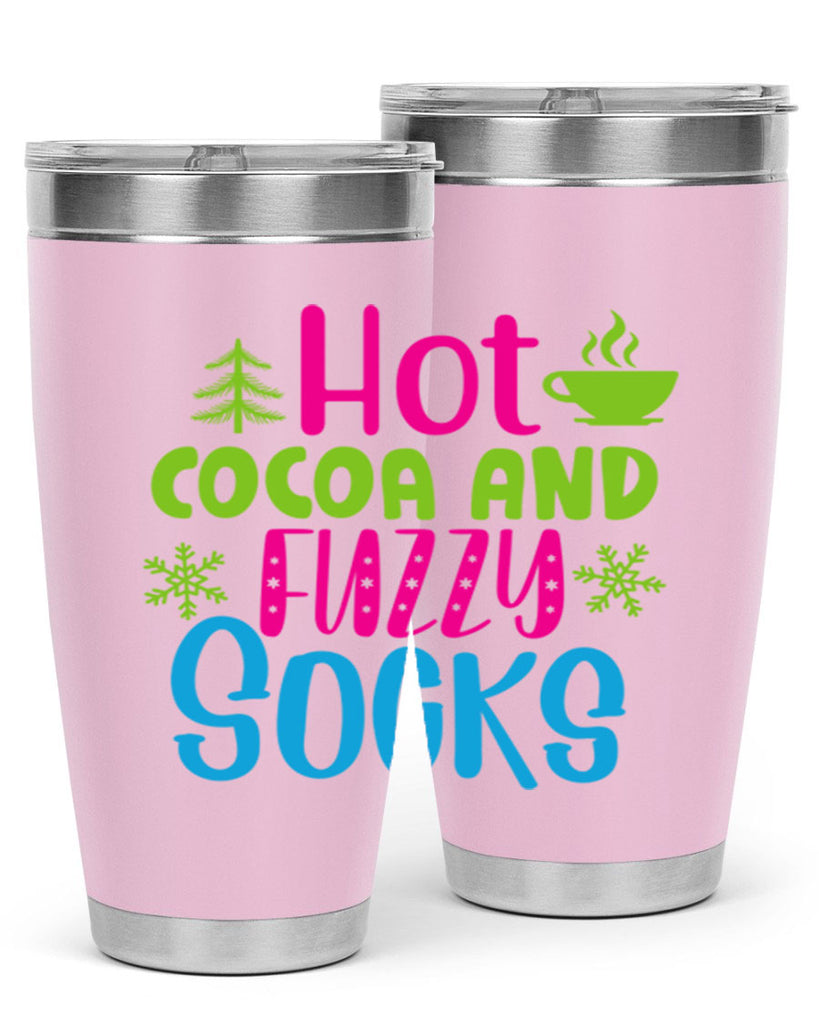 Hot Cocoa And Fuzzy Socks209#- winter- Tumbler