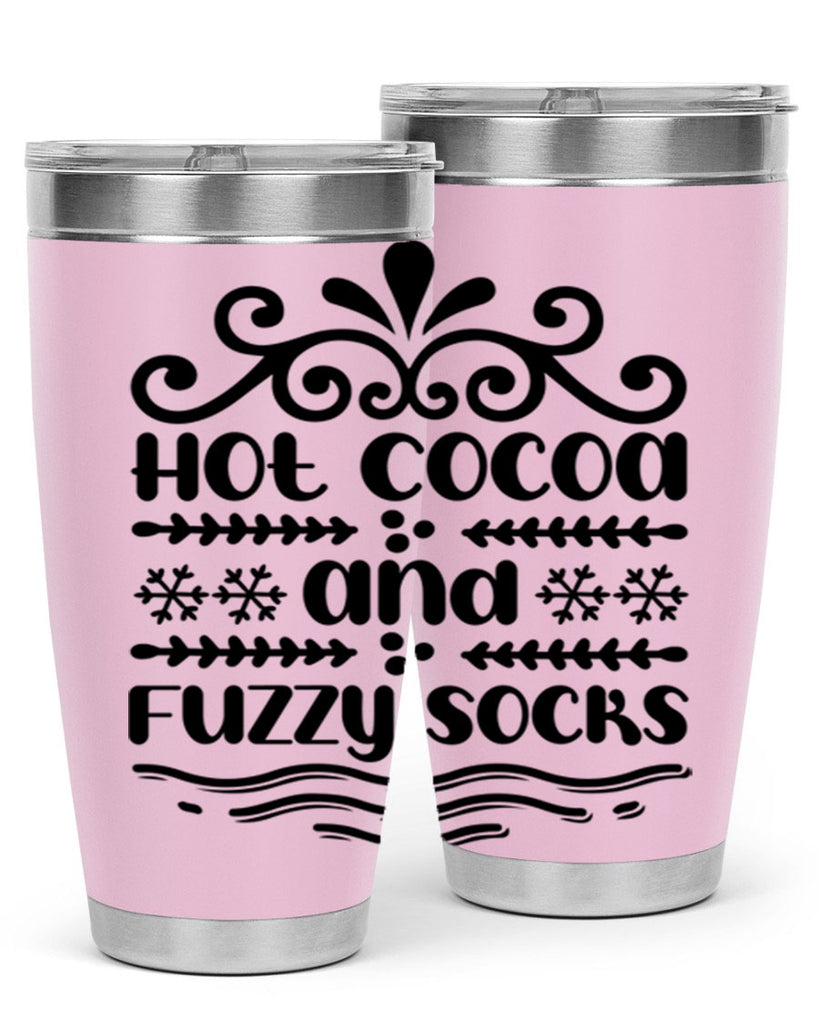 Hot Cocoa and Fuzzy Socks 219#- winter- Tumbler