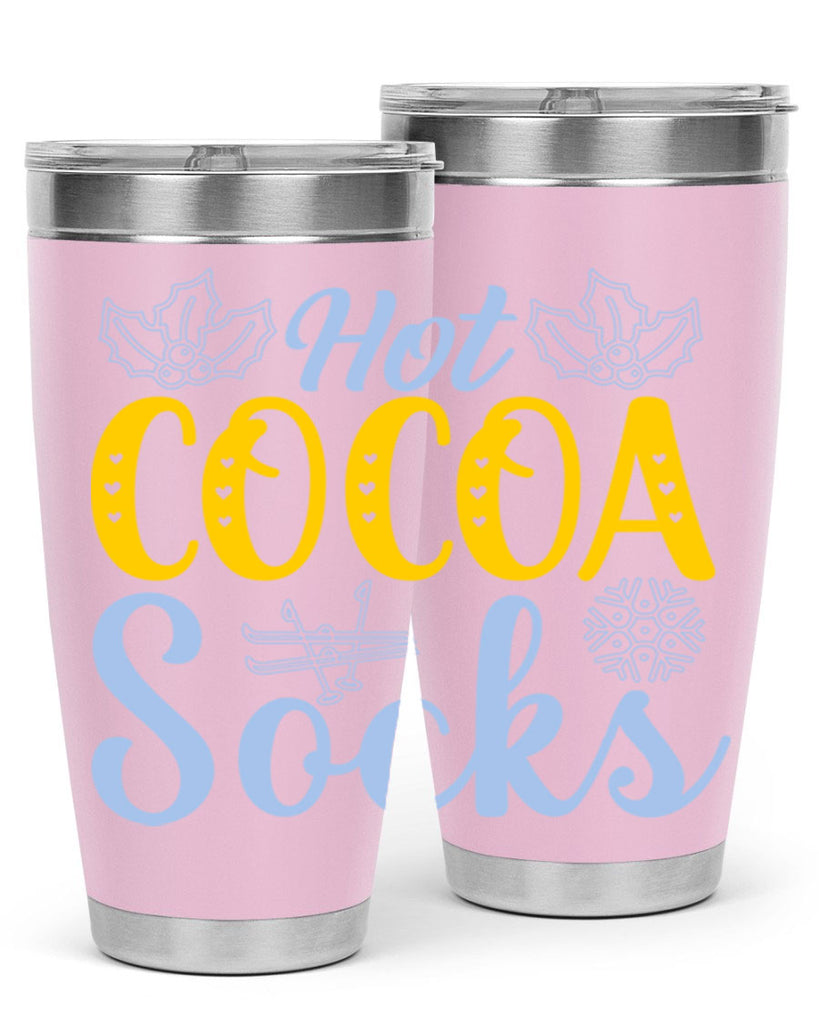 Hot cocoa socks211#- winter- Tumbler
