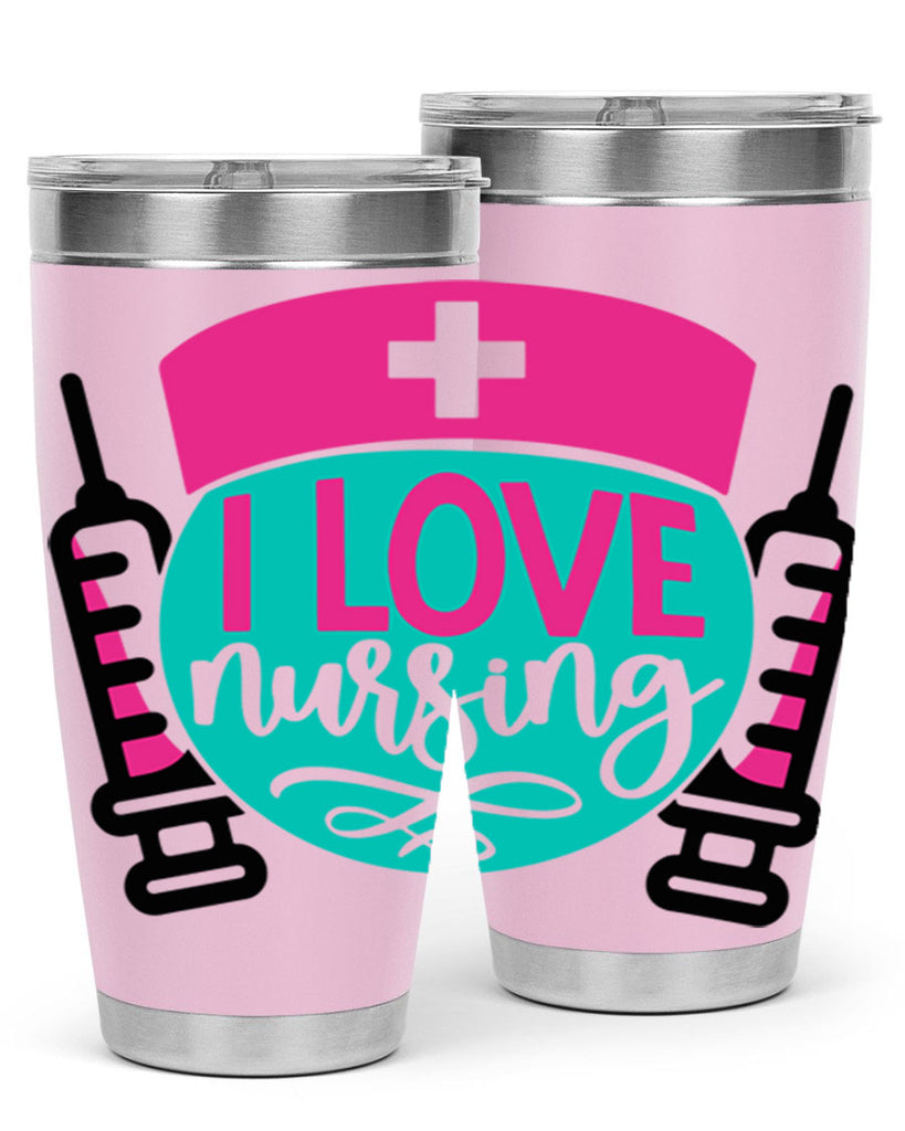 I Love Nursing Style Style 172#- nurse- tumbler