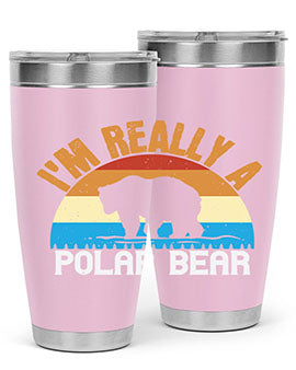 I'm Really A Polar Bear 38#- Bears- Tumbler