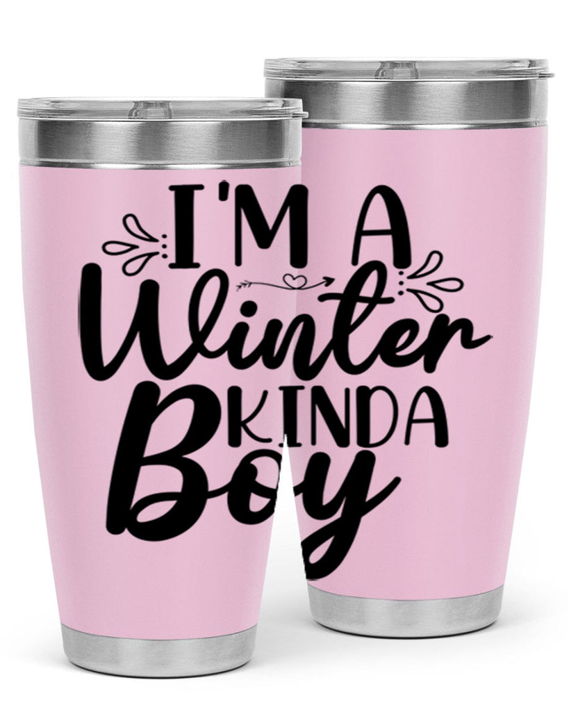 Im A Winter Kinda Boy 238#- winter- Tumbler