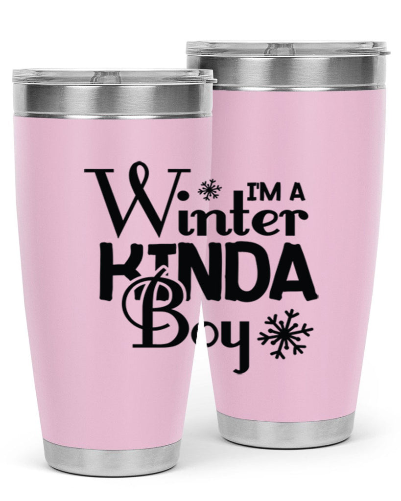 Im a Winter Kinda Boy 237#- winter- Tumbler