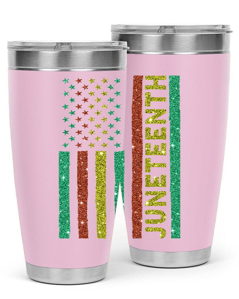 Juneteenth Freedom Day Afro Usa Flag Png 23#- Juneteenth- tumbler