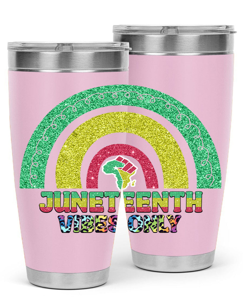Juneteenth Vibes Only 5#- Juneteenth- tumbler