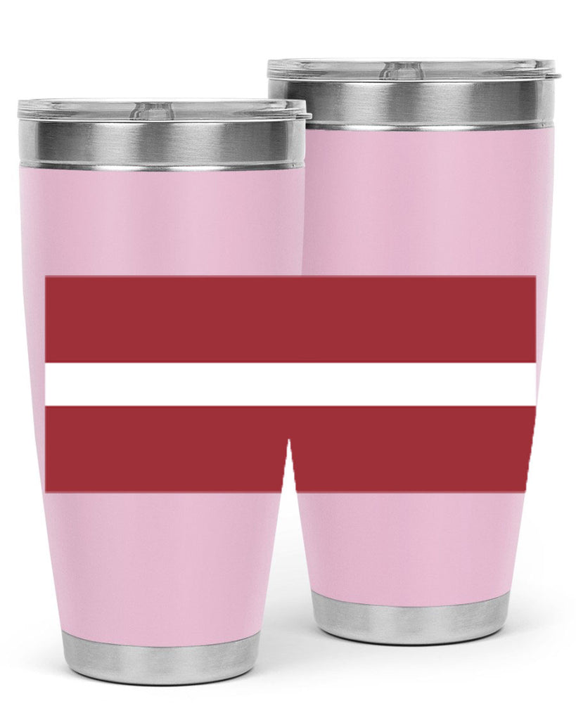 Latvia 104#- world flags- Tumbler