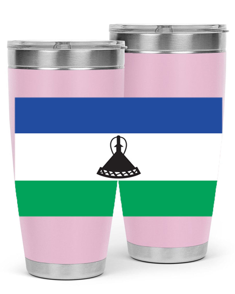 Lesotho 102#- world flags- Tumbler
