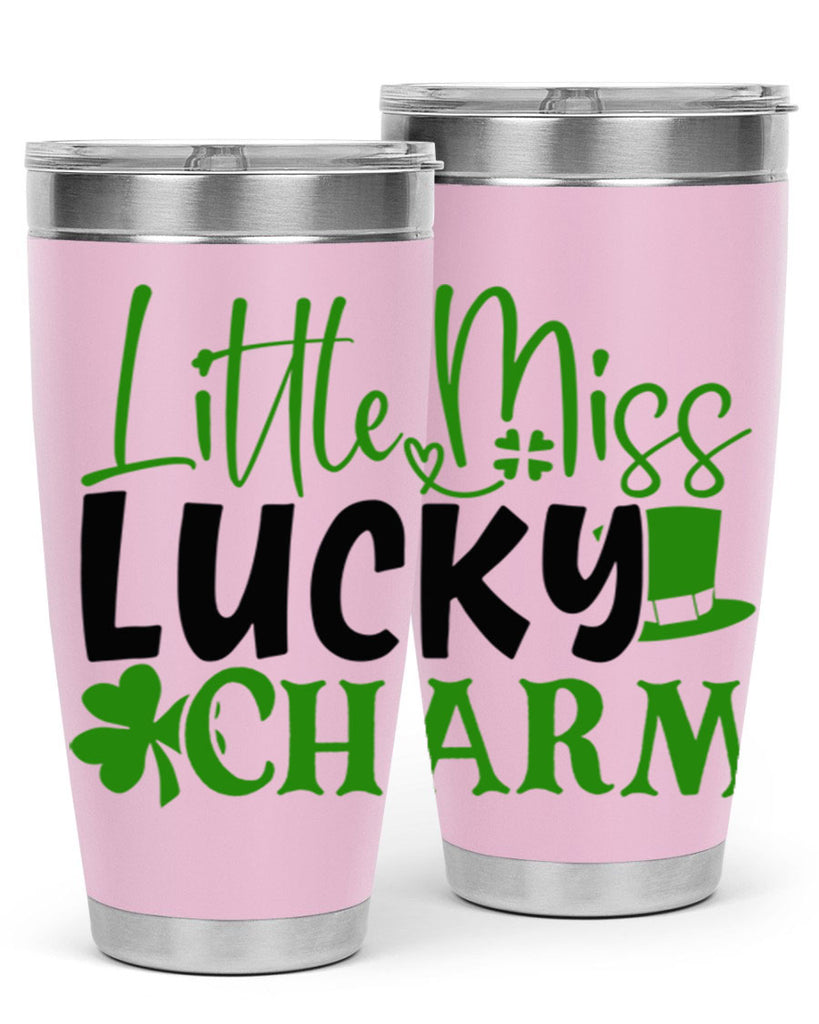 Little Miss Lucky Charm Style 154#- St Patricks Day- Tumbler