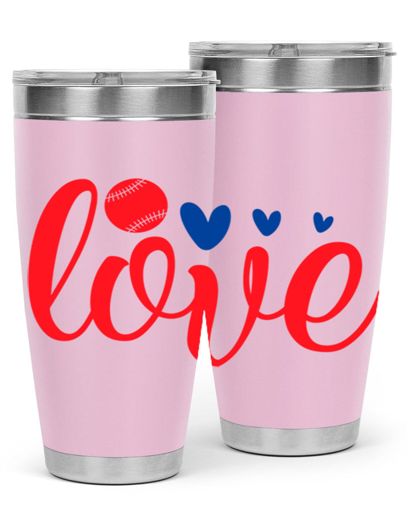 Love 2052#- baseball- Tumbler