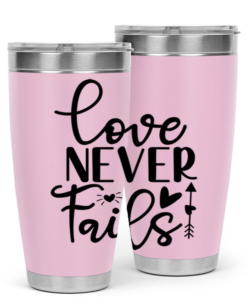 Love Never Fails 309#- winter- Tumbler