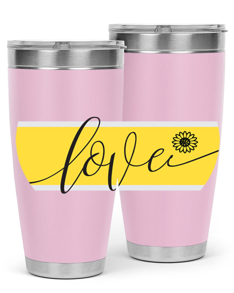 Love and daisy327#- spring- Tumbler