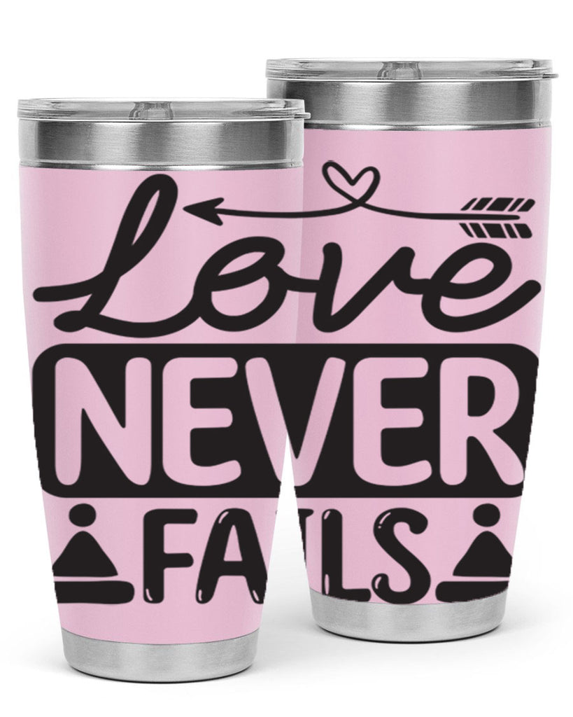 Love never fails 317#- winter- Tumbler