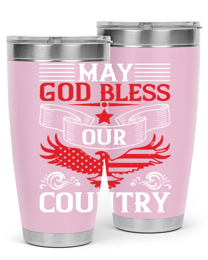 May God bless our country Style 133#- Fourt Of July- Tumbler