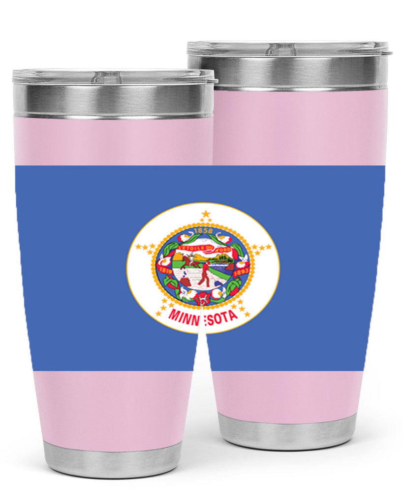 Minnesota 29#- Us Flags- Tumbler