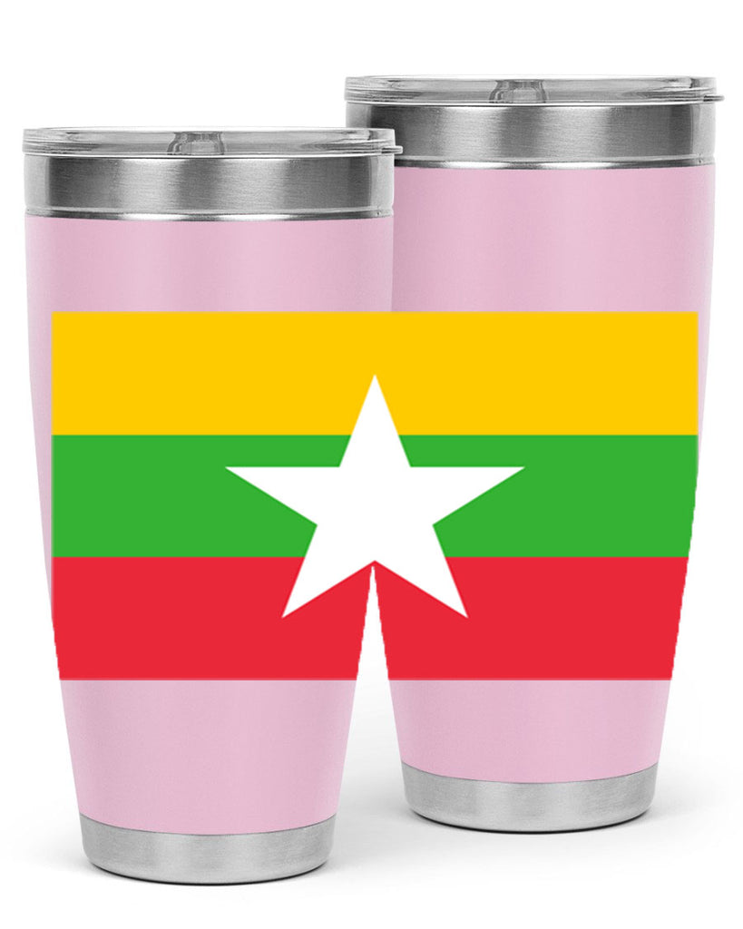 Myanmar 79#- world flags- Tumbler