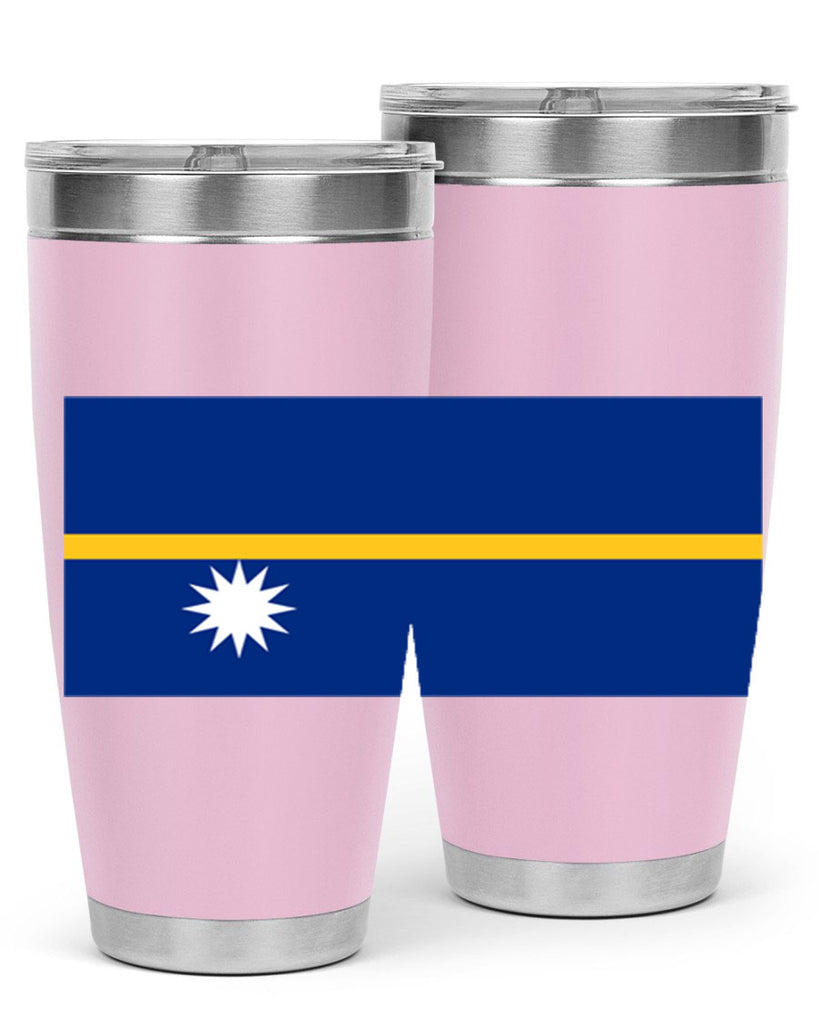 Nauru 77#- world flags- Tumbler