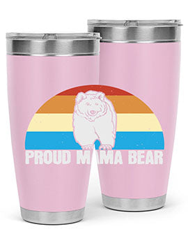 Proud mama bear 26#- Bears- Tumbler