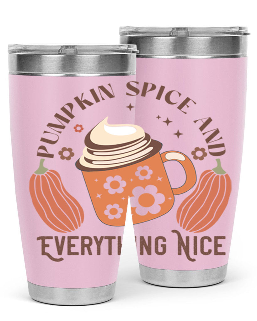 Pumpkin Spice And Everything Nice 539#- fall- Tumbler