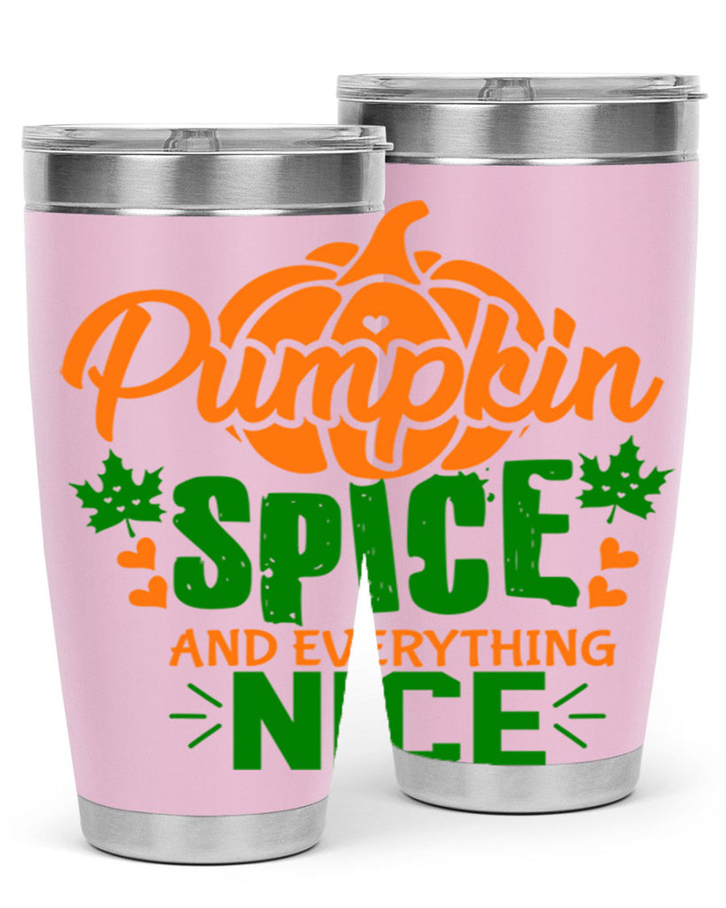Pumpkin Spice and Everything Nice 538#- fall- Tumbler