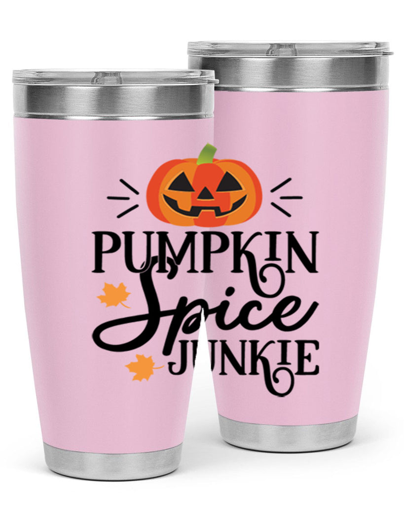 Pumpkinspicejunkie 568#- fall- Tumbler