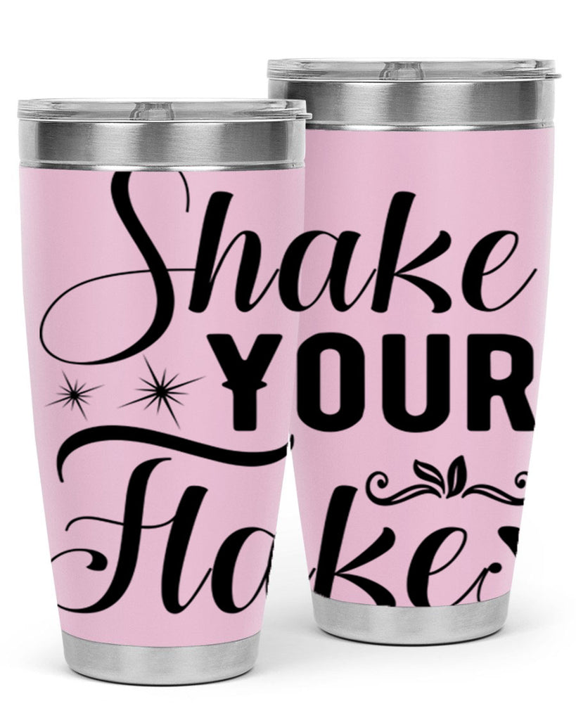 Shake Your Flakes 362#- winter- Tumbler
