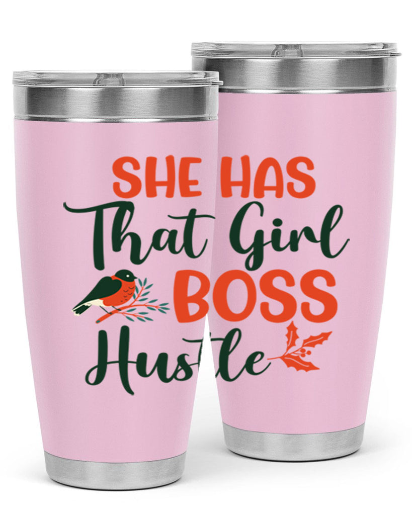 She Has That Girl Boss Hustle 363#- winter- Tumbler