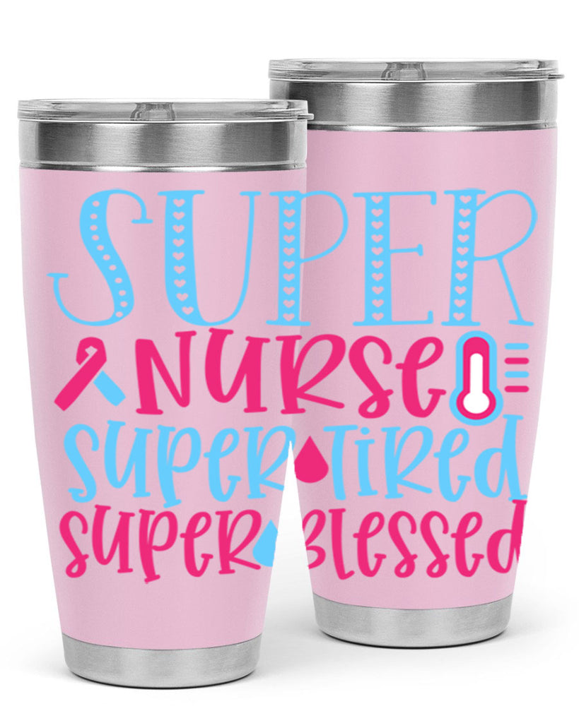 Super Nurse Super Tired Style 346#- nurse- tumbler
