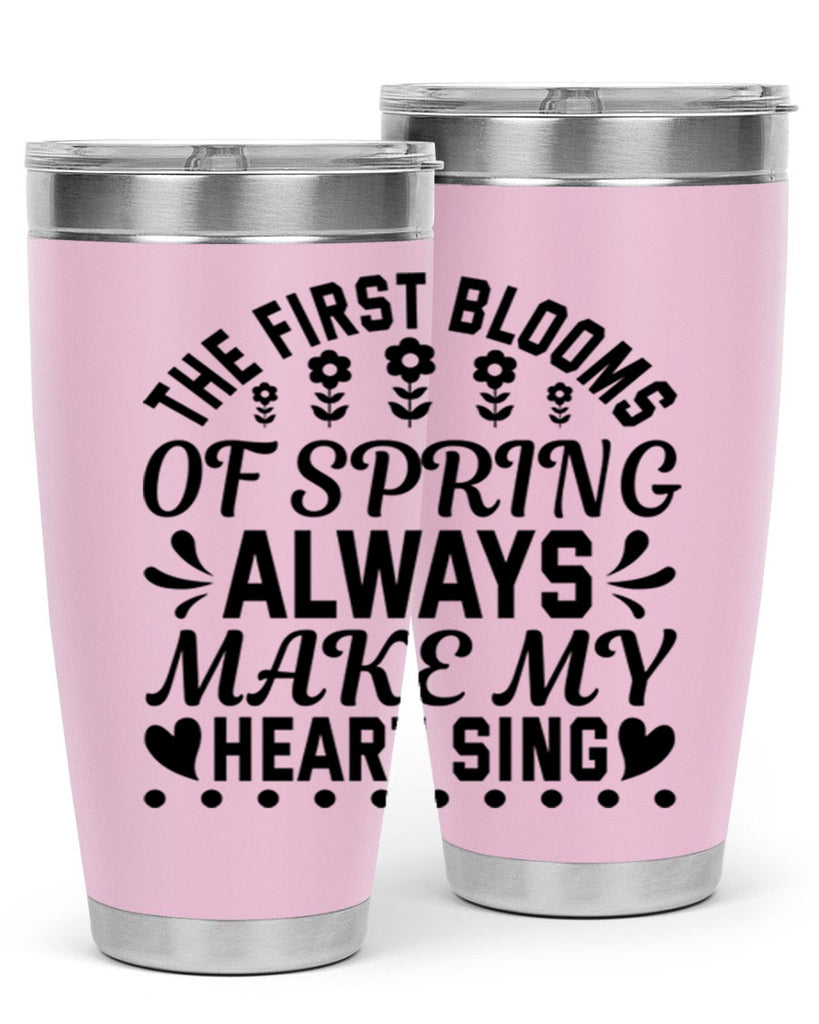 The first blooms of spring 549#- spring- Tumbler