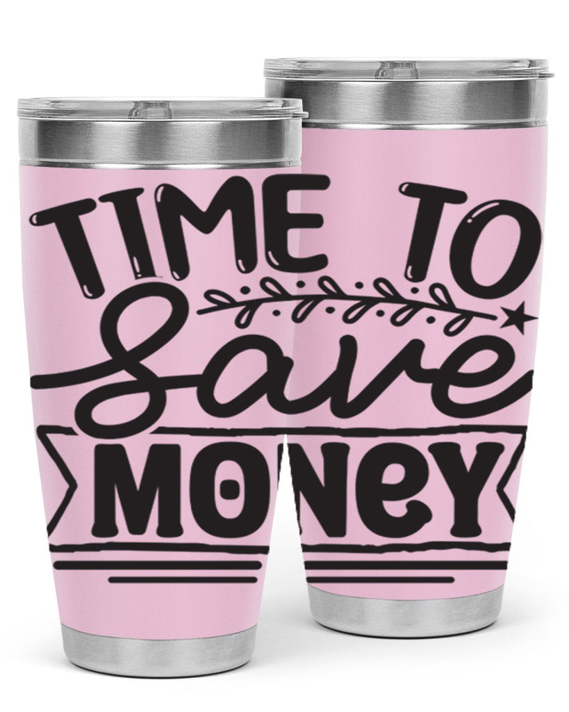 Time to save money 414#- winter- Tumbler