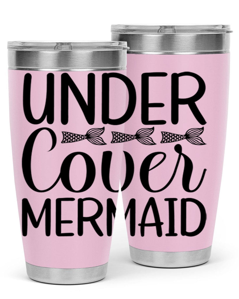 Under Cover Mermaid 647#- mermaid- Tumbler