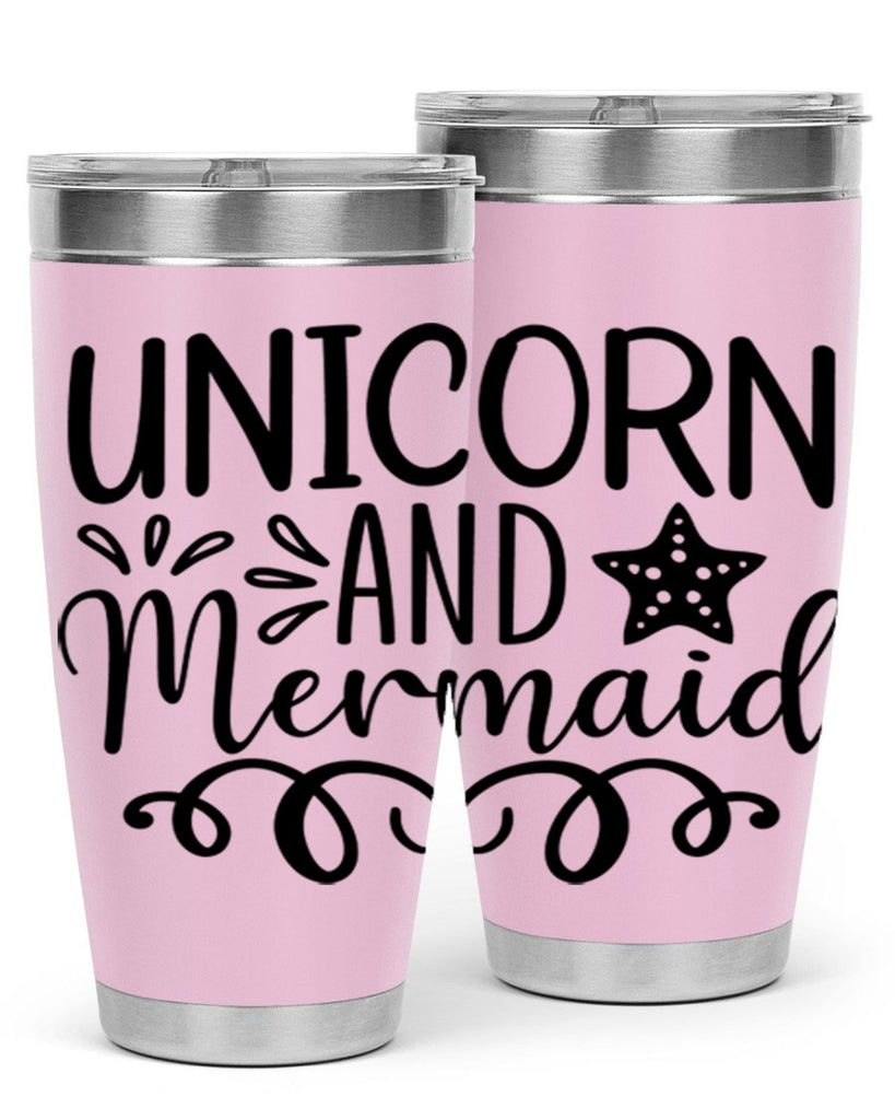 Unicorn And Mermaid 658#- mermaid- Tumbler