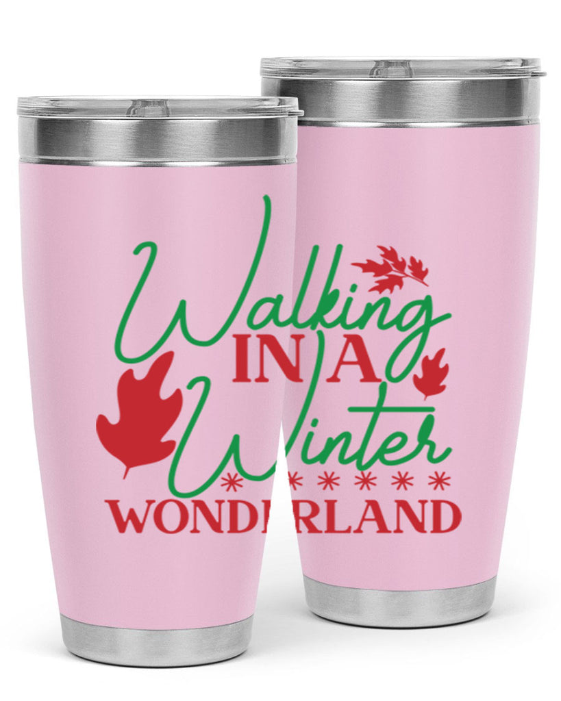 Walking In A Winter Wonderland 438#- winter- Tumbler