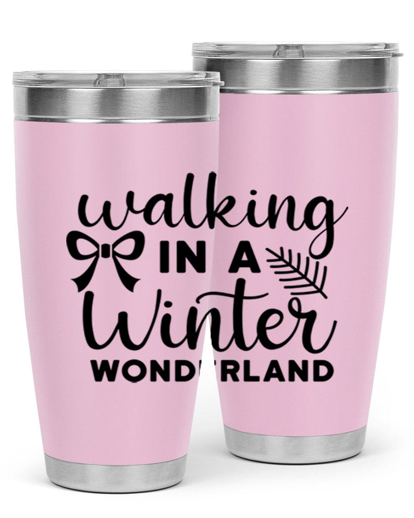 Walking In A Winter Wonderland 441#- winter- Tumbler